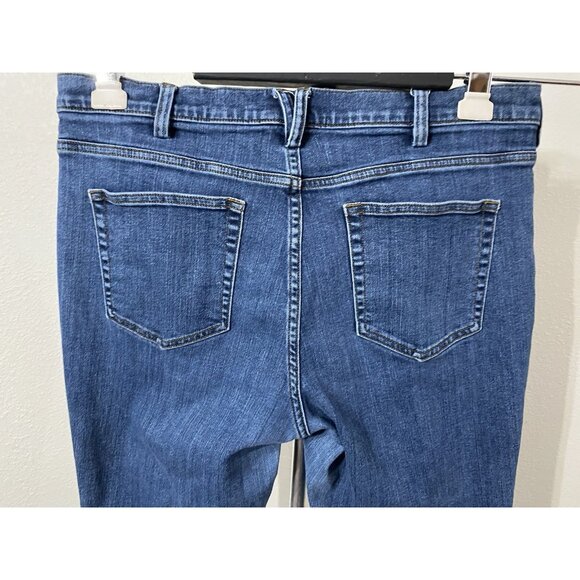 Deluth Trading Womens 34X26.5  Jeans MidRise Blue Stretch - Picture 7 of 9